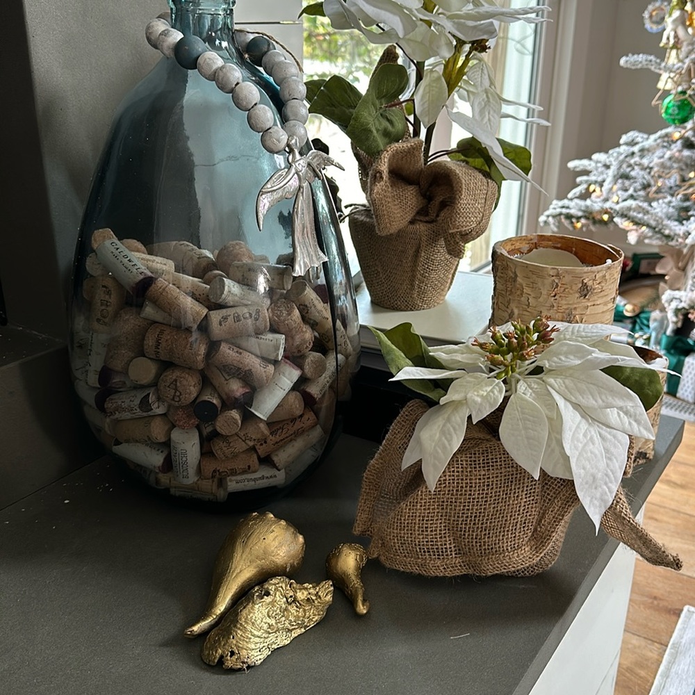 GOLD Coated Medium Seashells Set of 3 🎁Wrapped & Gives Back🎗️